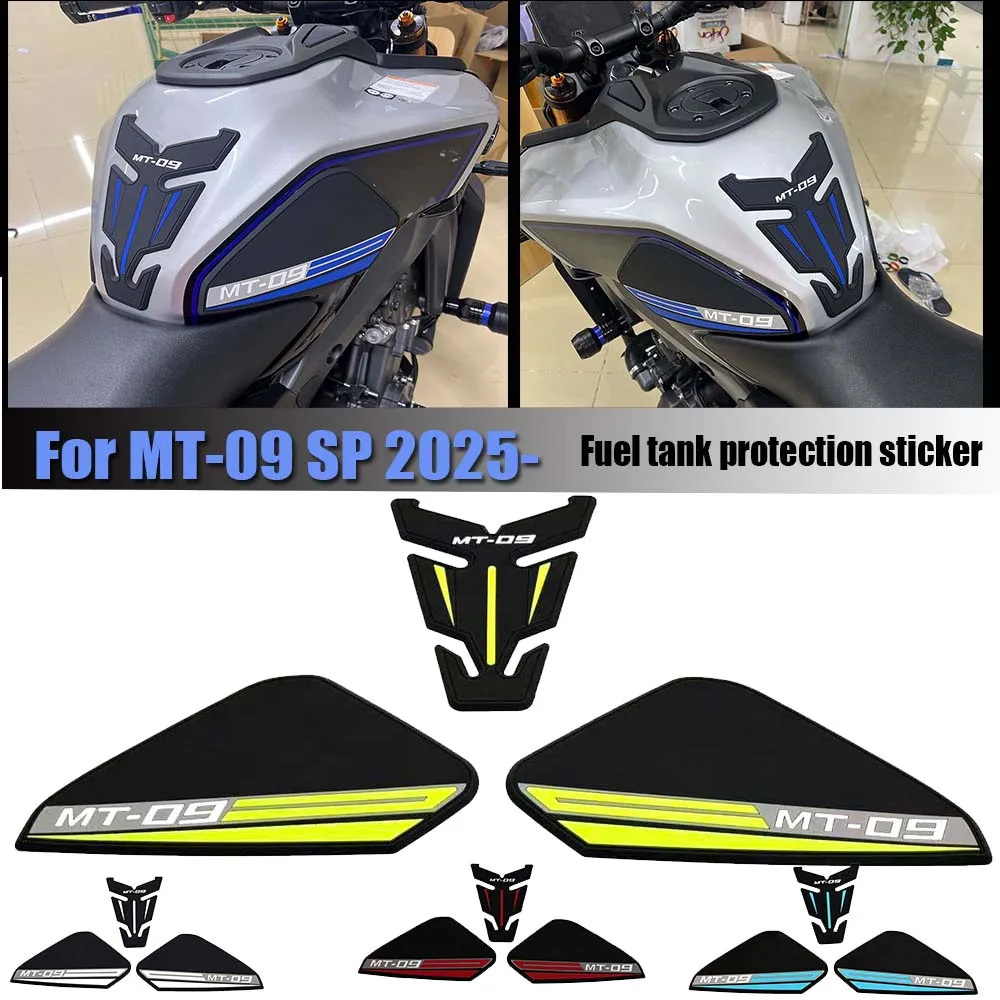 Tank Pad Protector Sticker Decal Gas Knee Grip Motorcycle Accessories MT 09 Tank Traction Pad For mt 09 MT09 MT-09 SP 2025-