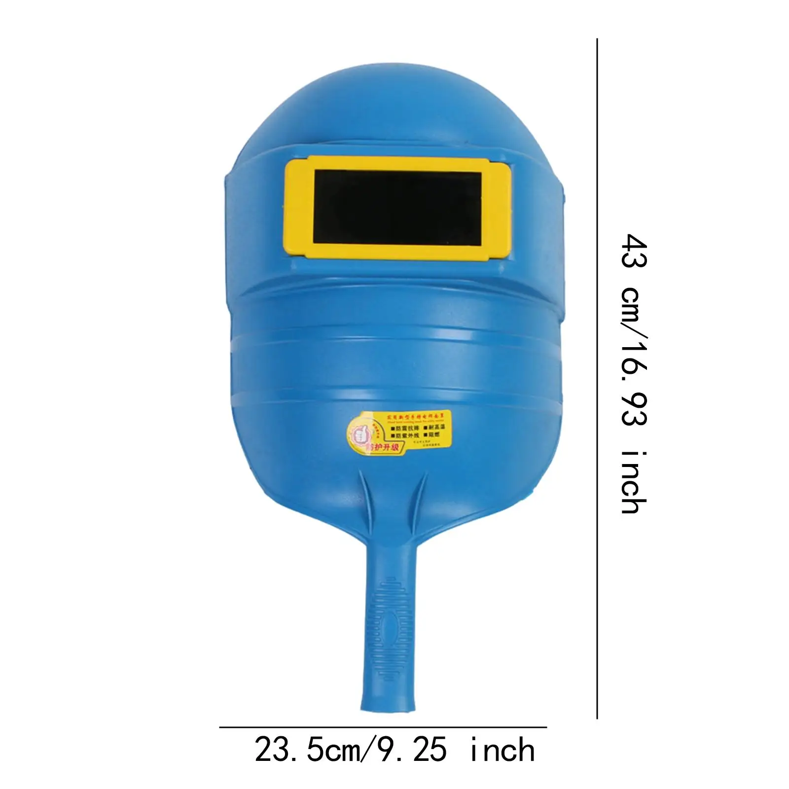 Ручная сварочная маска, пластиковая водонепроницаемая противоскользящая сварочная крышка, сварочная защитная маска для полировки, сварки, шлифовки