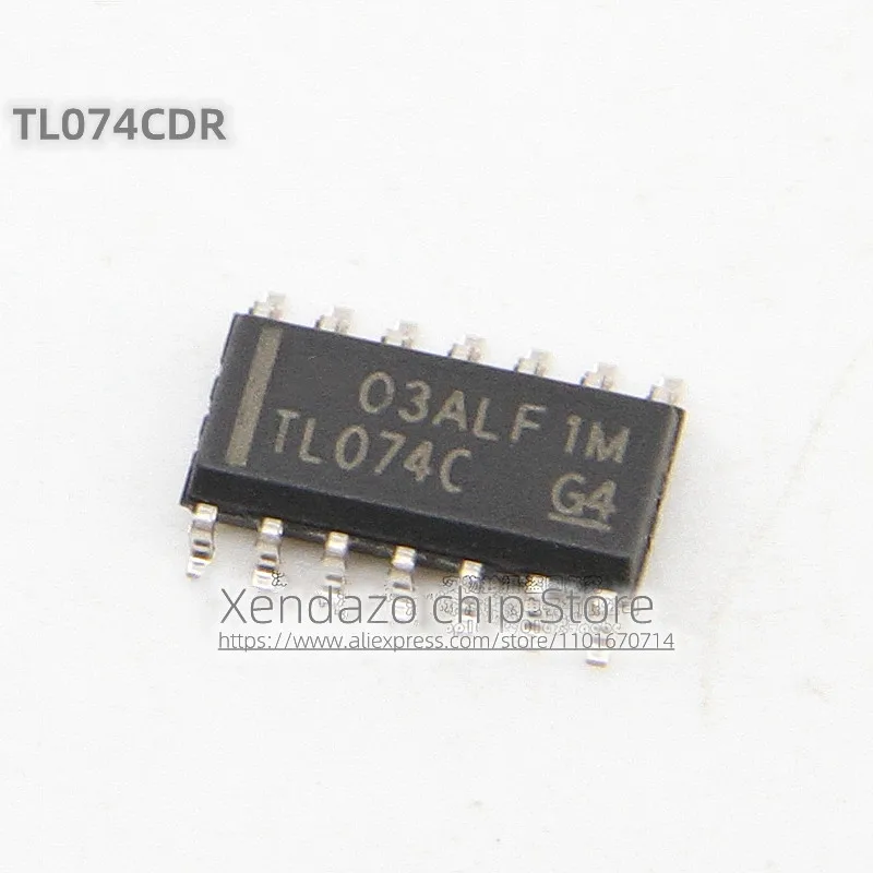 10pcs/lot TL074CDR TL074C SOP-14 package Original genuine Operational amplifier chip