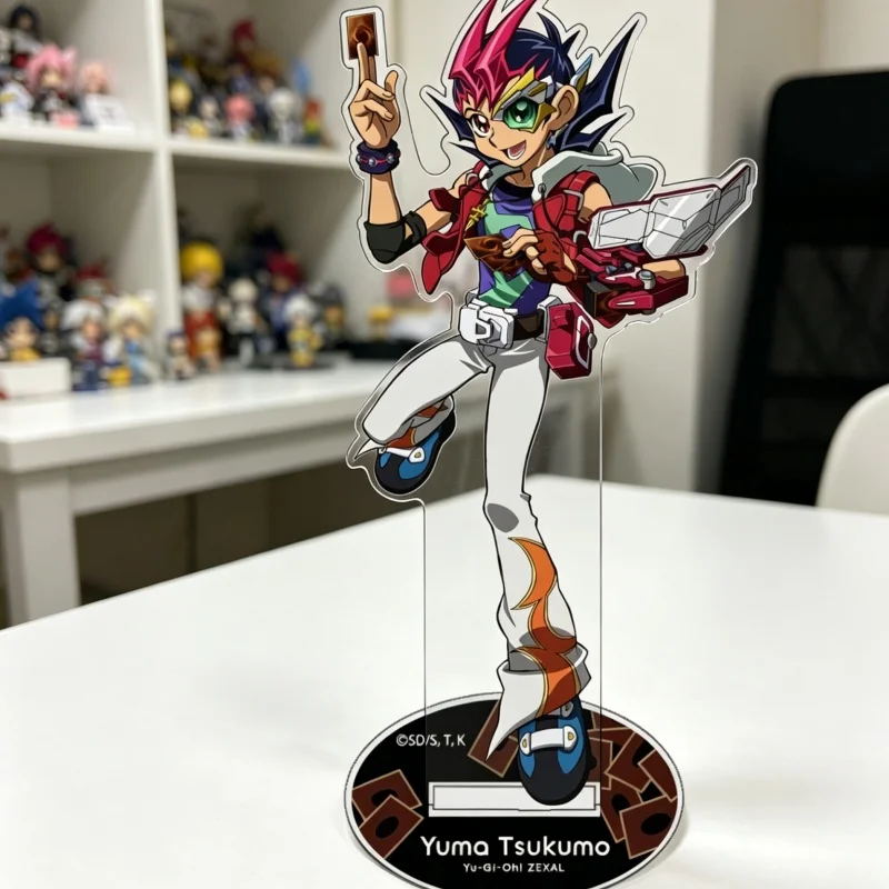Yu-gi-o GX JADEN YUKI YUBEL ACRYLIC STAND KEYCHAIN ANIME FIGURE DESK TOP DECORATION SIGN BOARD COSPLAY CARTOON ORNAMENTS GIFT