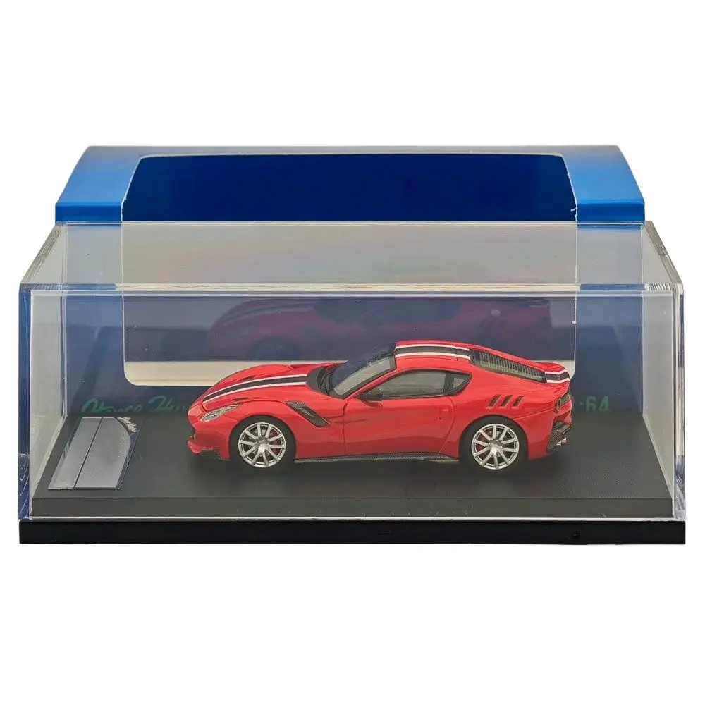 

Stance Hunters SH 1/64 F12 TDF Hood Opens Red pull flower Diecast Models Car Miniature Limited Collection Toy Vehicle Models