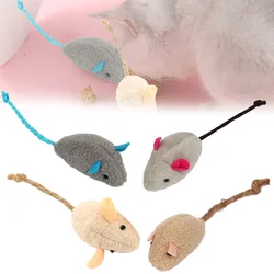 plush mouse cat toy Anti bite cat scratch interactive mouse Pet training supplies cat plush mouse toy Catnip artificial fur cat