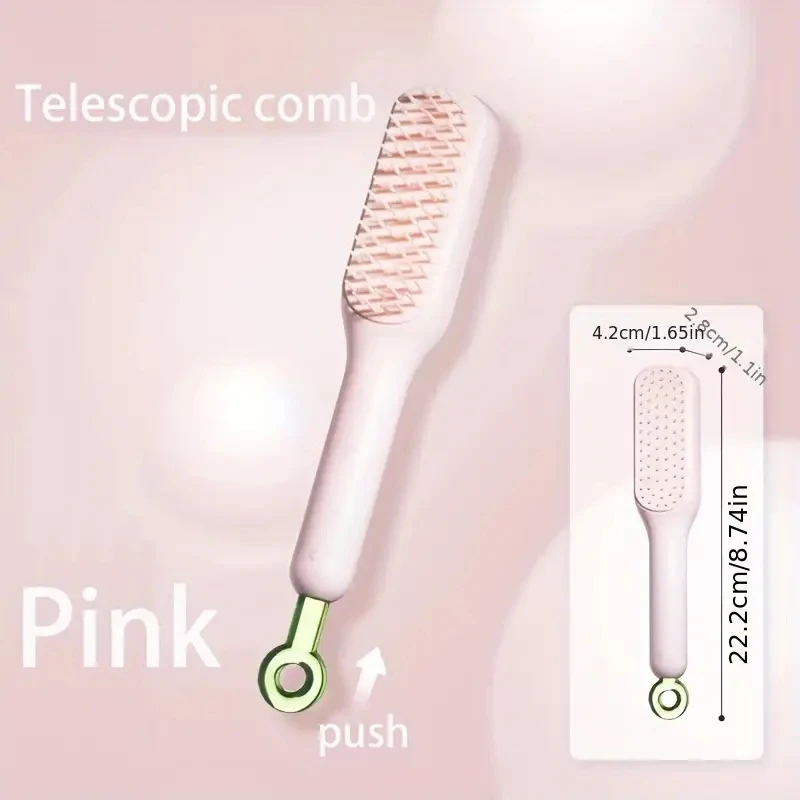 1pc Telescopic Magic Comb Not Stick Hair Brush Portable Fluffy Hairdressing Comb Anti Static Styling Tools