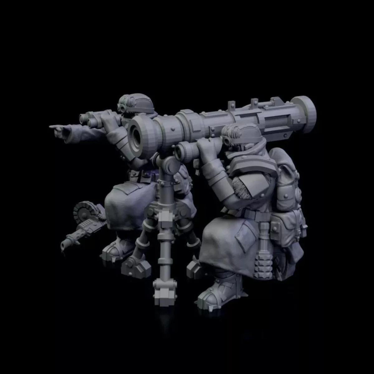 1/35 resin unpainted model kit, Valhalla Ice Warrior mortar unassembled and unpainted GK, 1419R