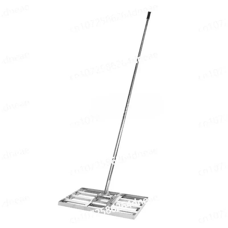 

50-100cm Handle Lawn Leveling Rake with Smooth Eadge, Heavy Duty Lawn Leveling Tool, Yard Garden Soil Sand