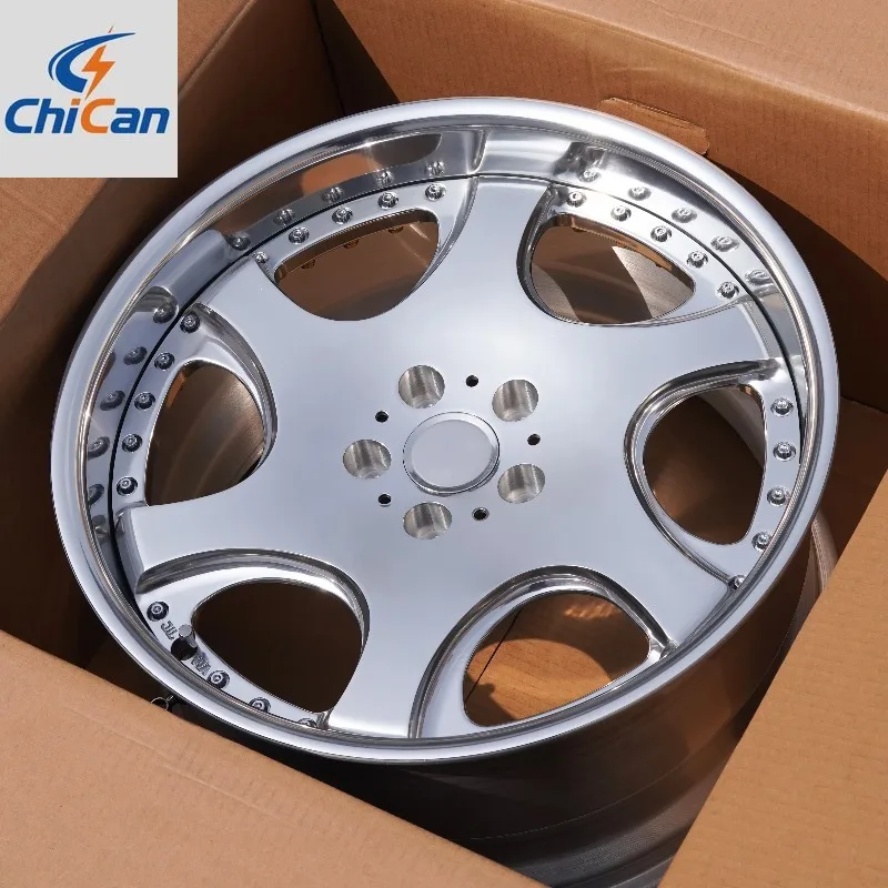 

【2026】Кованые полированные диски Chican Custom 19-24 дюйма для GTE SHELBY F-150 Mach-E GT, Ford Mustang GT500 GT40, для D