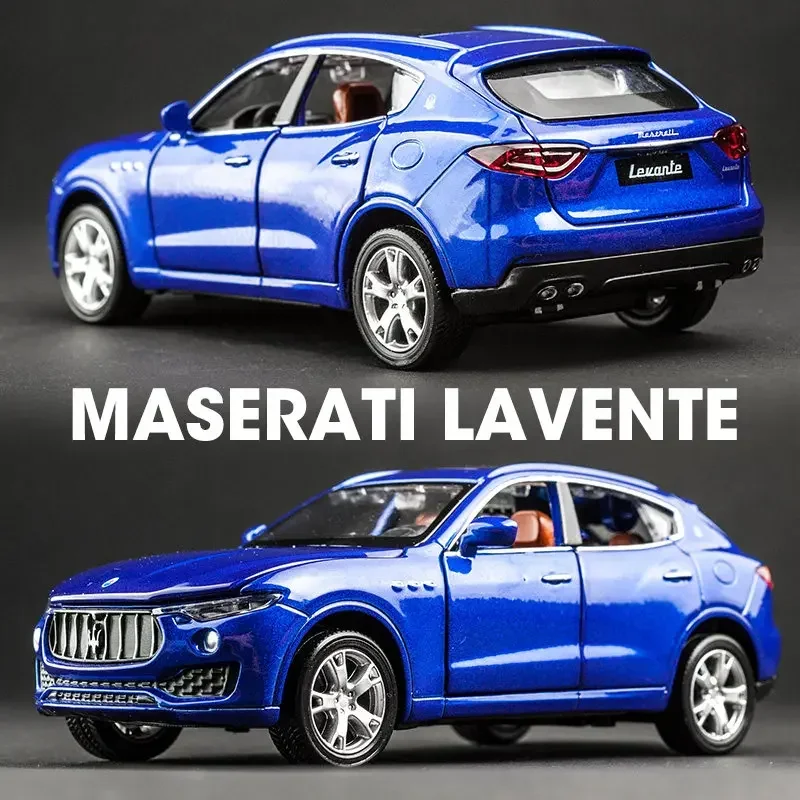 Levante SUV Legierung Auto Modell 1:32 Diecast & Spielzeug Fahrzeuge Metall Auto Modell Simulation Sound Licht Sammlung Spielzeug Geschenk