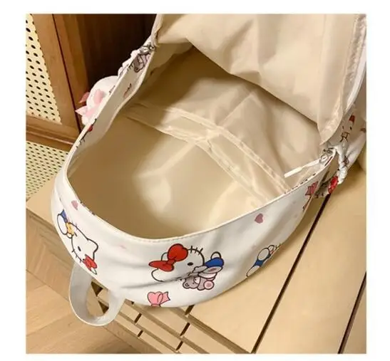 Plecak Mochila Hello Kitty Anime Cartoon tornister studenci college\'u dojazdy do pracy plecak torby o dużej pojemności