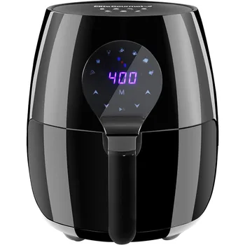 Image Digital Air Fryer 5.3Qt Hot Air Fryer 7 Menu Functions, Oil-Free Healthy Cooker, Timer and Temperature Control, PFOA/PTFE Free