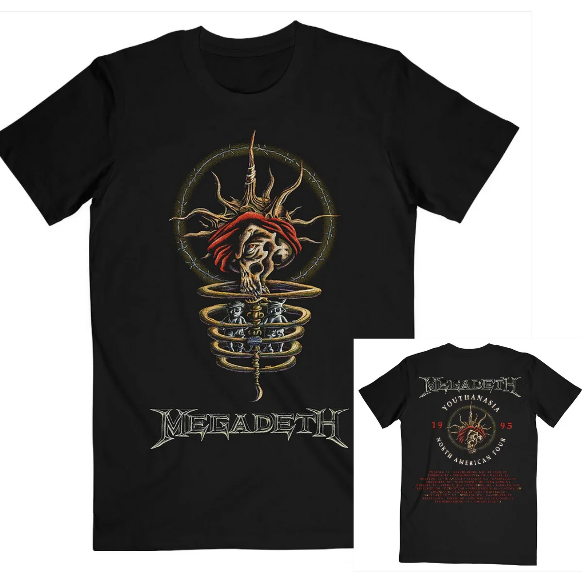 System Has Failed Megadeth Band T-Shirt Cotton Graphic Tee Men Women Summer Streetwear