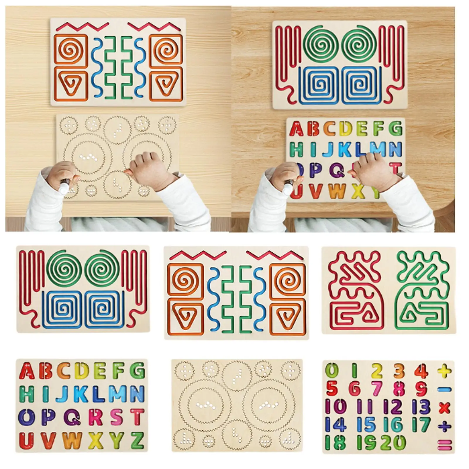 ไม้Tracing Boardการเขียนด้วยลายมือวันหยุดของขวัญกิจกรรมการเรียนรู้ของเล่นเพื่อการศึกษาTracingเครื่องมือสําหรับเด็กหญิงเด็กชาย