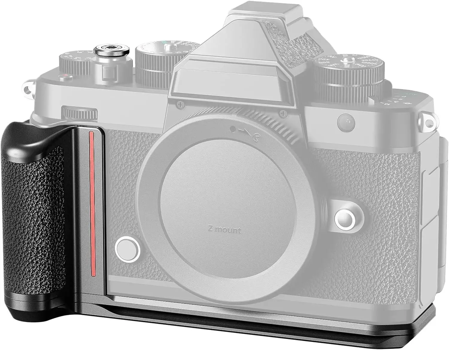 

NEEWER Ultra-Thin Retro Style Aluminum Cap L-Shape Handgrip for Nikon Z f Form-Fitting Camera Mounting Baseplate