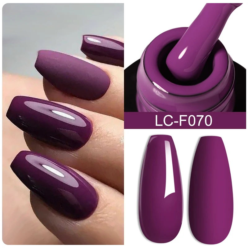 LILYCUTE 7ML Nagelgel Polish Zwart Wit Rood Kleur Hot Koop Semi Permanente Losweken UV Gel Vernis nagels Art Matte Top Coat