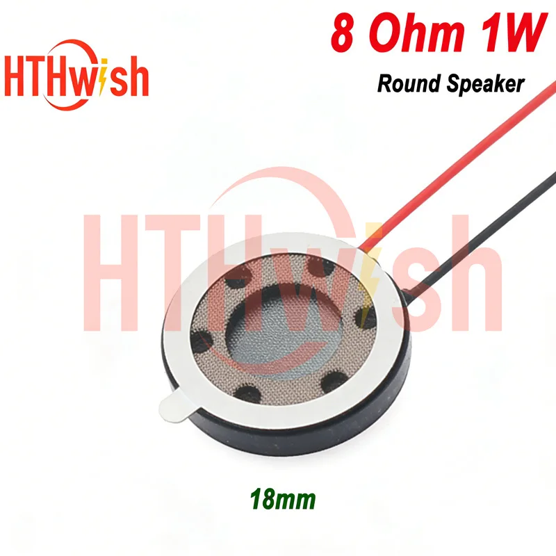 5pcs/lot Mini Round Speaker 8 Ohm 1W 13/18/20/23mm Small Audio Speaker for Smart Watch Doorbell DIY Projects