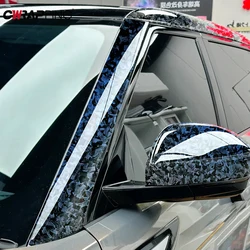 Carbon Fiber Films Grayish Blue Car Stickers Waterproof Vinyl Wrap Auto Body Decoration for Motorcycle Tunning Car Accessories