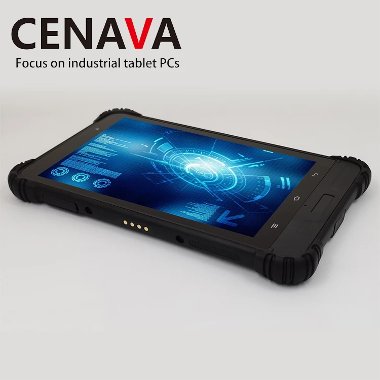 CENAVA 5G Rugged Tablet Rear 28MP  High Precision Positioning GPS 8GB+128GB 8 inch tablet rugged with Wifi NFC Fingerprint