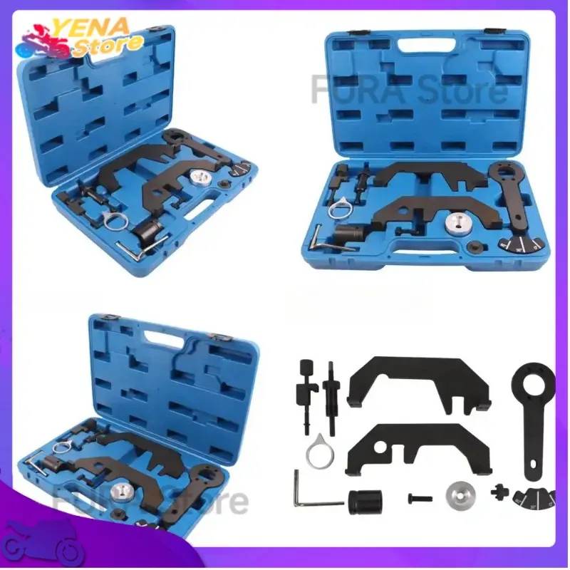 

Applicable to BMW N62 N73 645i 650i Engine 12PCS Timing Tool Kit Crankshaft Camshaft Alignment Set for Automotive Timing Belt