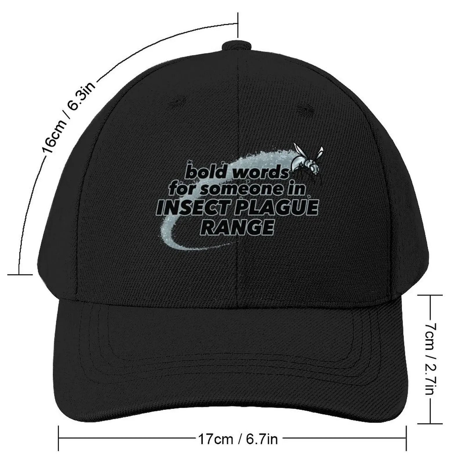 Insect Plague Range Baseball Cap Thermal Visor Mountaineering For Women Men's