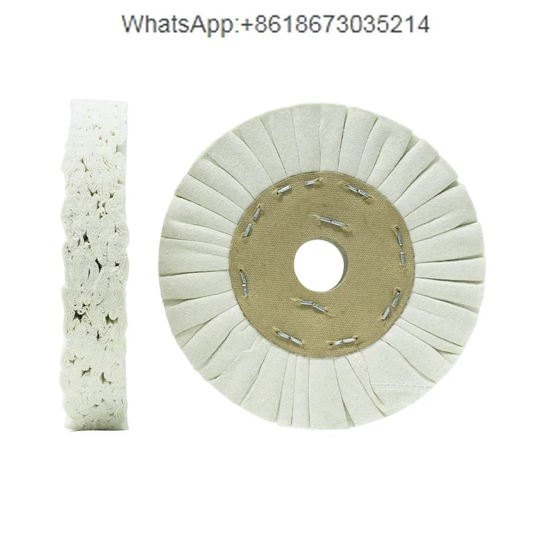 150 * 25 * 20Mm Woodworking Machine Tools Cotton Polishing Wheel Polishing Roller for Edge Banding Machine