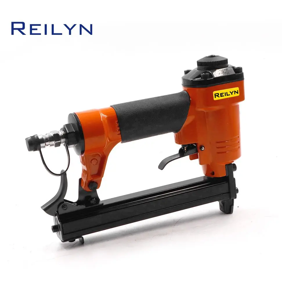 

Reilyn Air Nailer 21Ga 8016 Pneumatic Nail Gun Crown 12.7mm Framing Stapler for Sofa Roof Floor Upholstery Furniture Woodworking