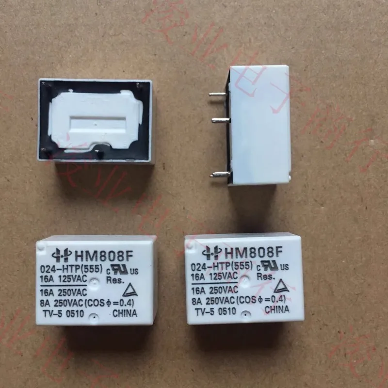 （Brand New Original）5pcs/lot 100% original genuine relay:HM808F 024-HTP 24VDC 4pins