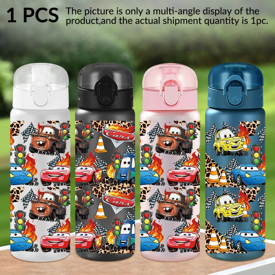 

1Pc Disney, lightning McQueen pattern 26oz plastic water bottle, outdoor sports water cup birthday/back to school gift