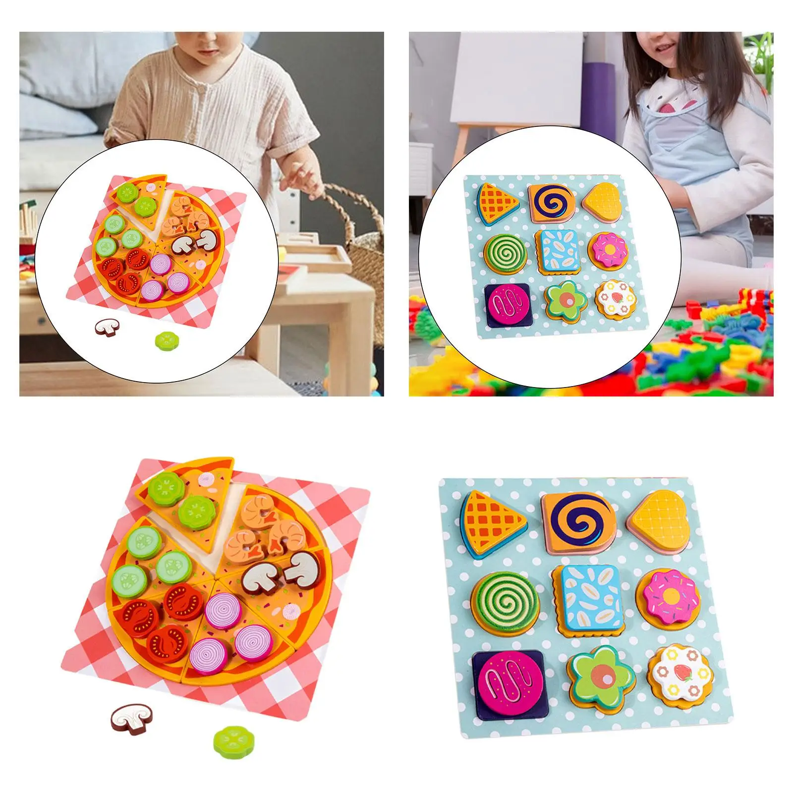 Juego de comida, juguete de cocina, juego de rol, juguetes de comida realistas para Aprendizaje Temprano para niños, niños y niñas, regalo de cumpleaños