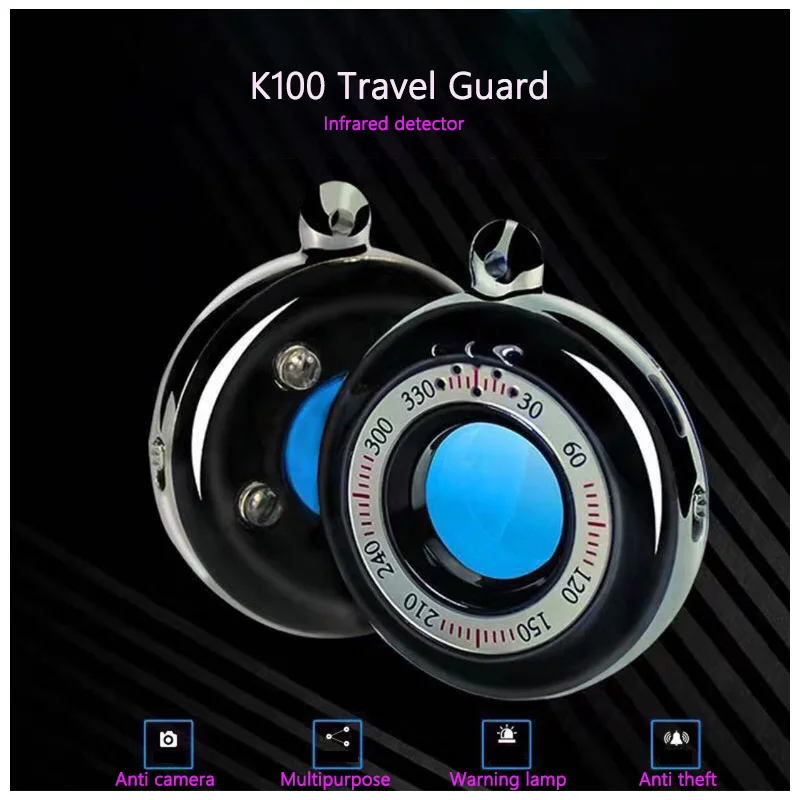 

K100 Infrared Detector Camera Search Instrument Anti-theft Alarm Pinhole Monitoring Detection Anti Stealth Photography Defender