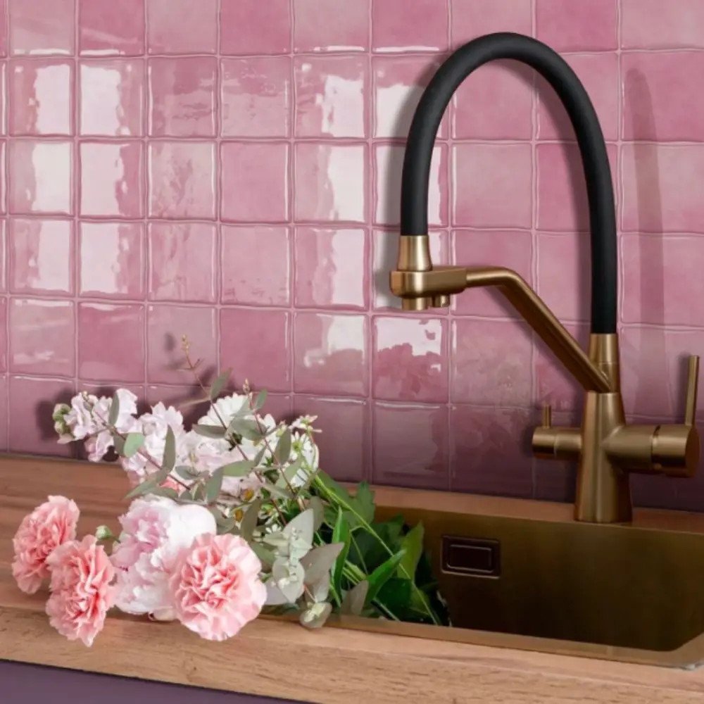 Waterproof 3D Tile Stickers Marble Vein Lightweight DIY Backsplash Tiles Self-Adhesive Backing Flexible