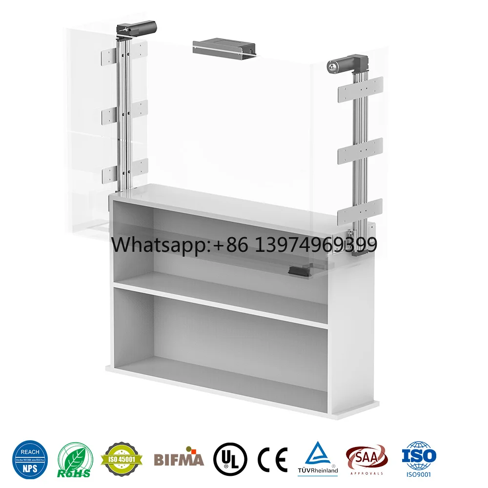 Electric Lifting Frame 700mm Stroke 50kg Capacity Motorized Kitchen Cabinet Lift System for Upper Cabinet Basket