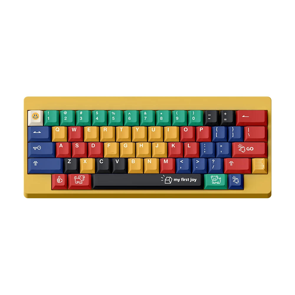 FBB Keycaps MY FIRST JOY 145keys PBT Dye-Sub Custom Cherry Profile For Mx Switch Gaming Mechanical Keyboard Keycap Children Day