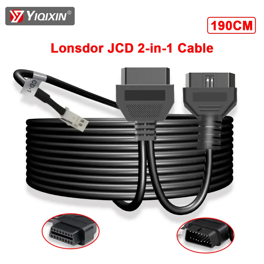 Lonsdor JCD 2-in-1 Multifunctional Programming Cable For Jeep Dodge Chrysler Fiat Maserati Work With K518ISE K518S Programmer