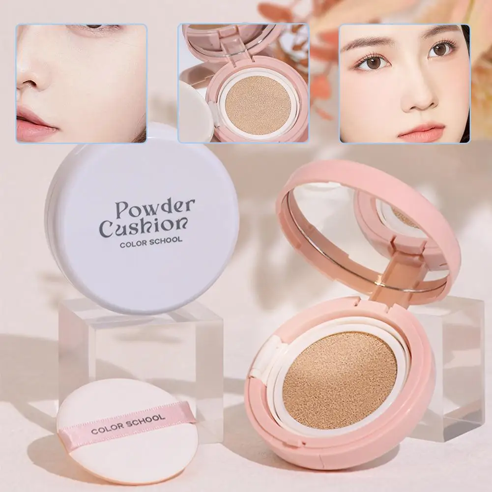 BB Cream Air Cushion Fuller Coverage Waterproof Long-lasting Foundation Face Concealer Cushion 2 Colors Compact Makeup W4Z0