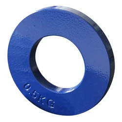 Fractional Weights Fractional Weights Mini Weight Plates Strength Training Plates Accurate Disk Accessory Blue 0.5Kg