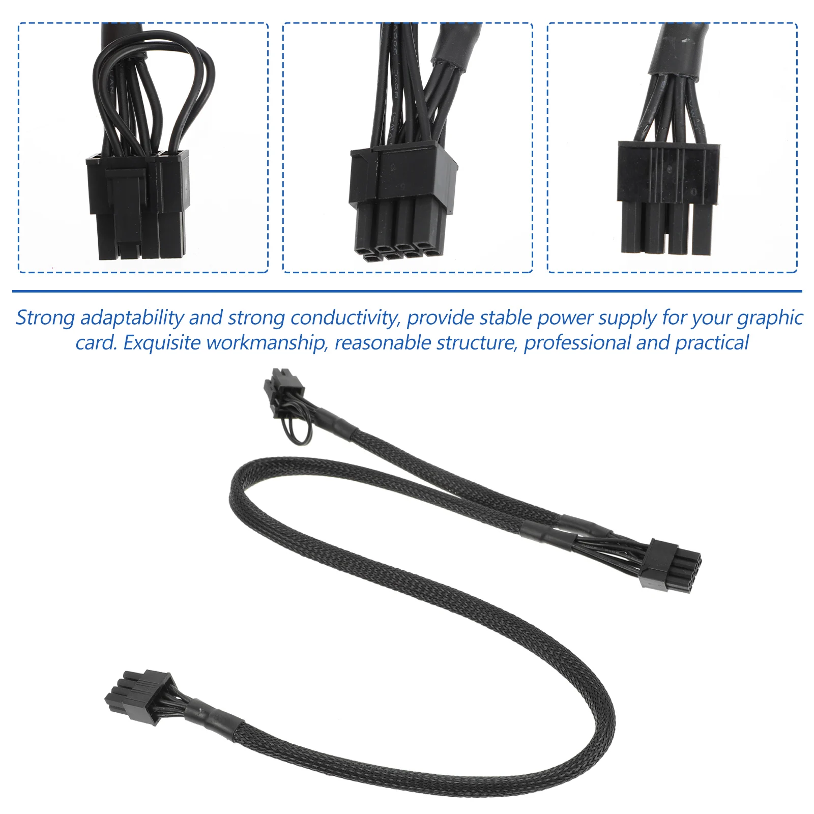 

Power Cable 8pin Computer Wire Dedicated Adapter Copper Electronic Products Graphics Cards
