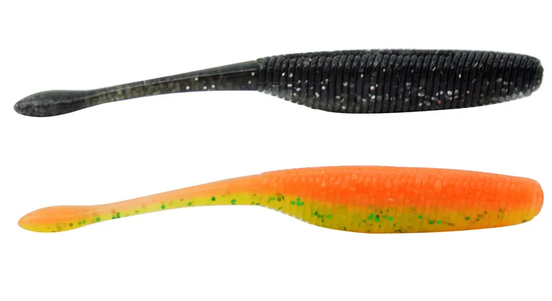 Angelköder, Sway Tail, Fisch, weicher Köder, 7,5 cm, 9,5 cm, 11,5 cm, Salzwurm, Kunstköder, Lot 5 Stück, Ausverkauf – Detail 5