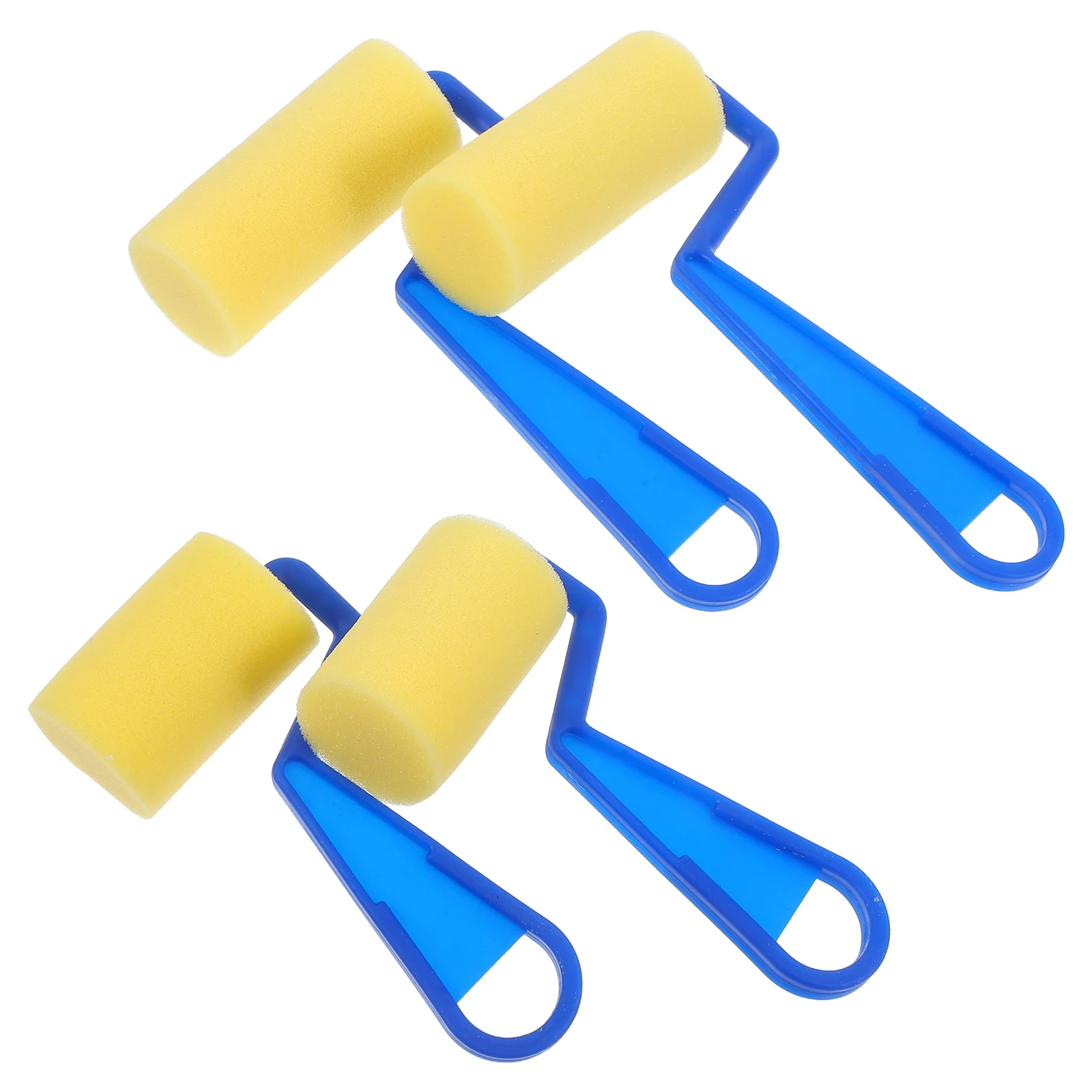 

Painting Sponge Brushes Set Yellow Kids Art Craft Watercolor Tools For Children Creative Drawing Supplies Durable Safe