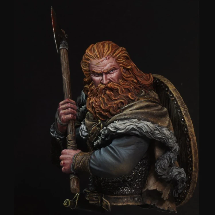 1/10 Resin Model bust GK The Viking Historical figures Unassembled and unpainted kit