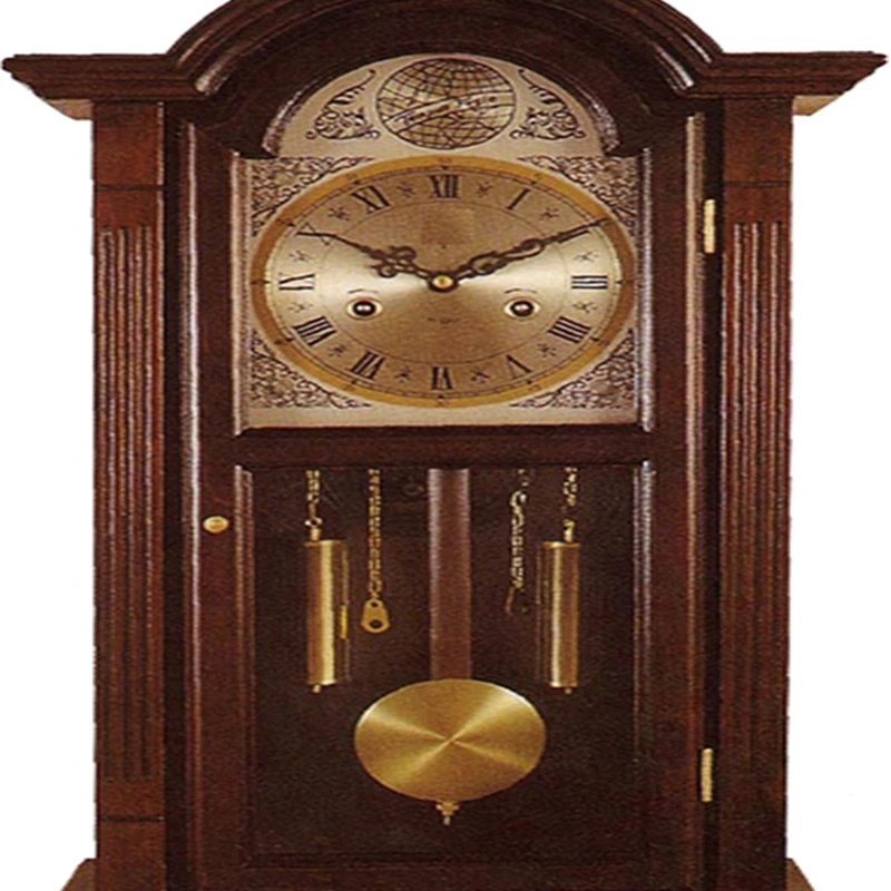 Decorative Clocks Clock Pendulum Mechanism Pendulum Clock Quartz Analog Living Room Selected Linden Wood and Veneers. Mechanical