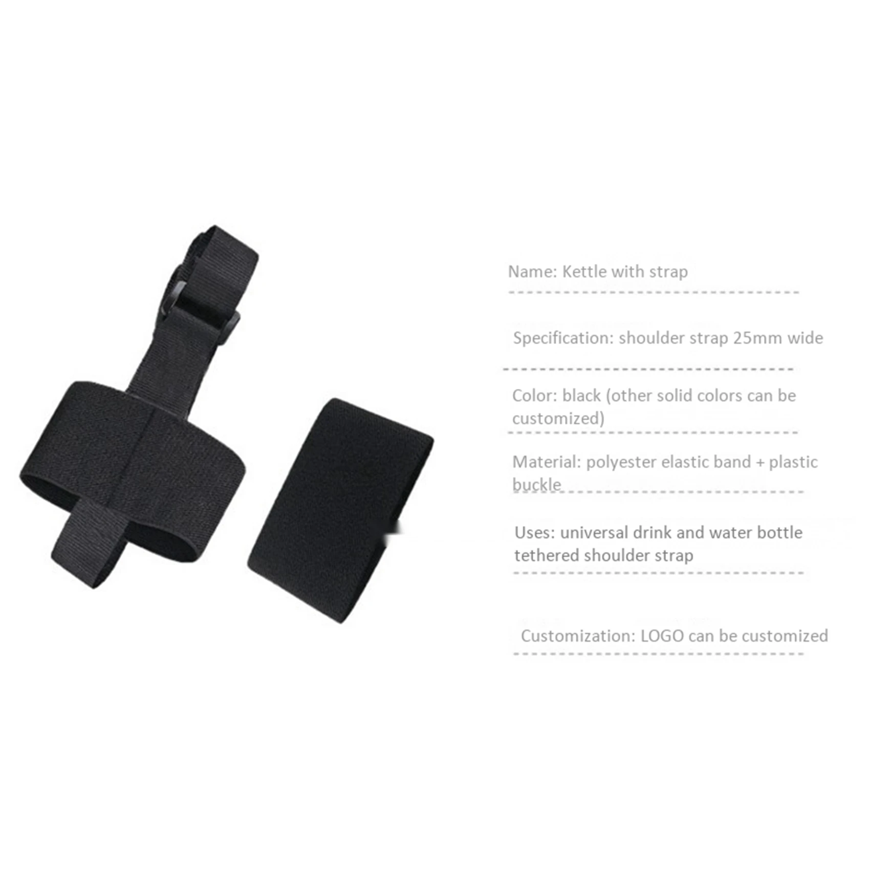 

ABJM-3X Water Bottle Holder With Adjustable Shoulder Strap Universal Bottle Sling Perfect For Daily Walking Biking