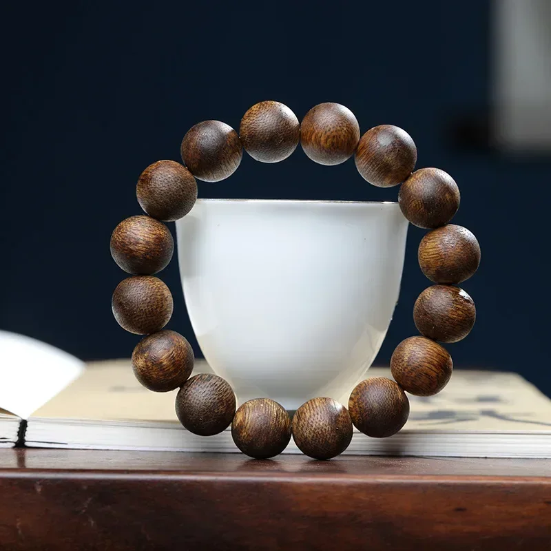 

Yingge Lvqi Nan Agarwood Beads Crafts Wooden Craftwork Bracelet Good Product Factory Direct Sales