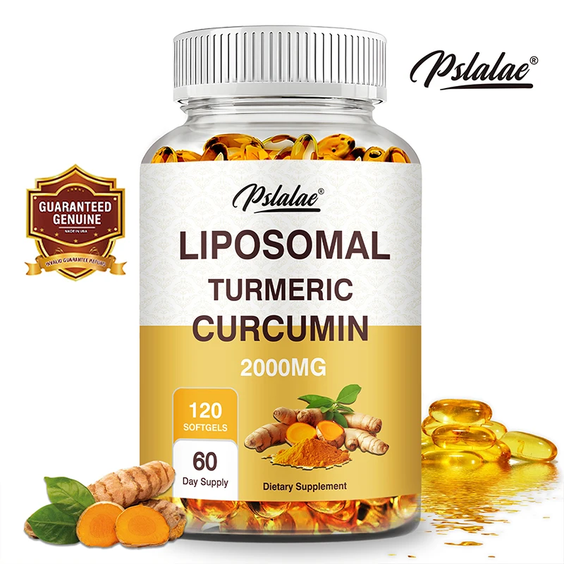 Liposomal Turmeric Curcumin - Supports Joint Health, Antioxidants, Brain Cognition and Digestive Function