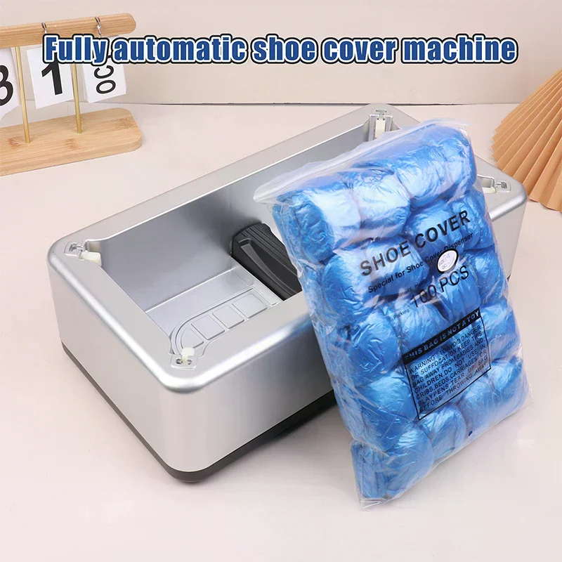 Automatic Shoes Cover Dispenser Machine Smart Shoe Film Dispenser Household Stepping Disposable Bootis Maker