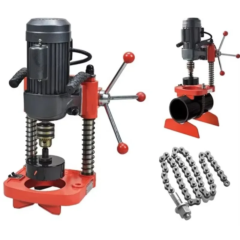 

2024 OEM High Quality Hot Selling Easy Operating Standard Electric Pipe Hole Cutter Pipe Driller With 50mm Hole Saw