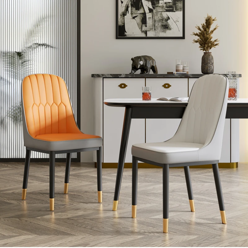 Modern Luxury Dining Chairs Backrest Lounge Living Room Simplicity Dining Chairs Stool Nordic Hotel Muebles Nordic Furniture