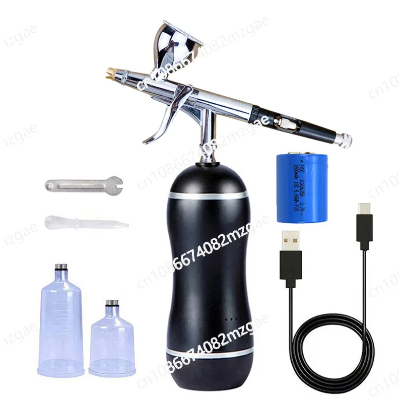 Automatic start-stop replaceable battery painting figure furniture repair spray painting