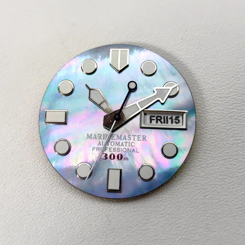 Customized 28.5mm Watch Dial and Hands Fit For NH35 NH36 Movement SKX007 6105 Turtle Samurai Crown at 3.0 3.8 4.0 Watch Dial - view 4