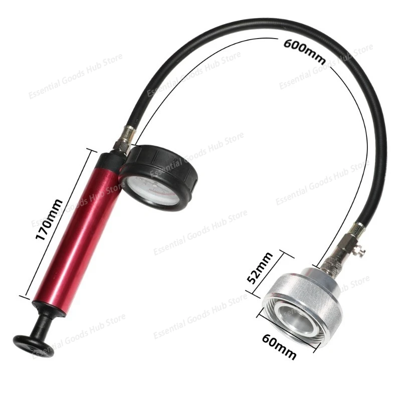 Special pressure leak detection tool FOR Porsche 718 radiator cap connector, 911 auto maintenance special tool 2.0