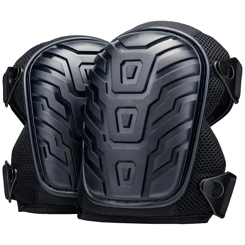 1 Pair of Professional Knee Pads-Thick Gel Cushion,Double Straps & Adjustable Clips - Perfect for Work,Gardening & Construction