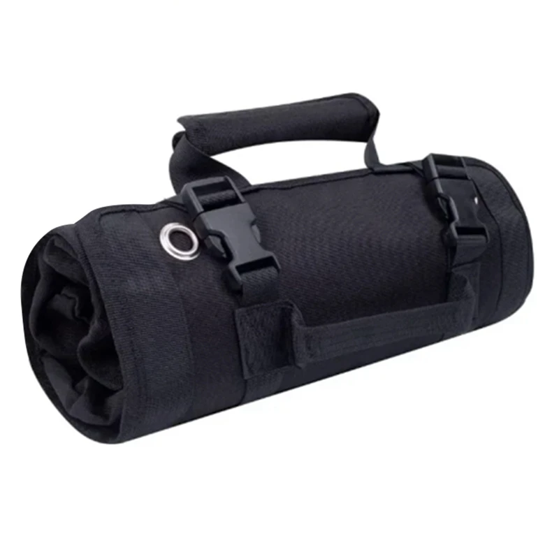 ABKJ-Multi-Purpose Tool Bag Professional Multi Pocket Hardware Tools Pouch Roll UP Portable Small Tools Organizer Bag